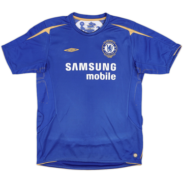 2005-06 Chelsea Centenary Home Shirt - 8/10 - (XL.Boys)