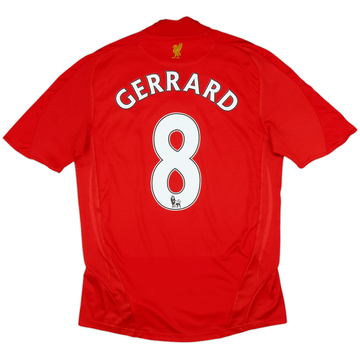 2008-10 Liverpool Home Shirt Gerrard #8 - 5/10 - (S)