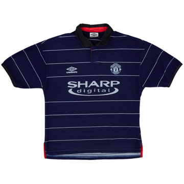 1999-00 Manchester United Away Shirt - 9/10 - (Y)