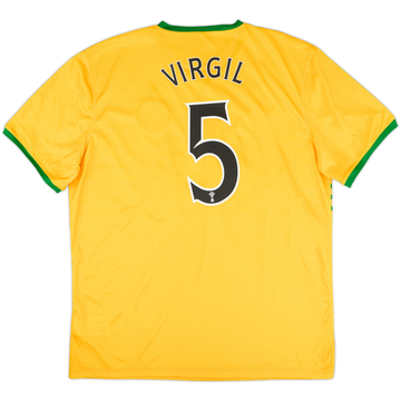 2013-14 Celtic Away Shirt Virgil #5 (XL)