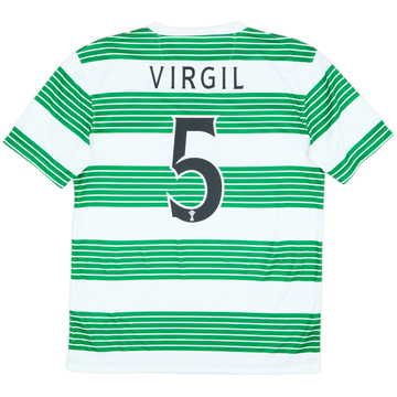 2013-15 Celtic Home Shirt Virgil #5 - 9/10 - (M)
