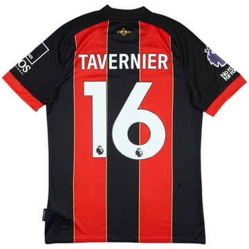 2024-25 Bournemouth Match Issue Home Shirt Tavernier #16
