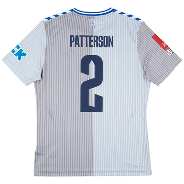 2023-24 Everton Match Issue FA Cup Third Shirt Patterson #2