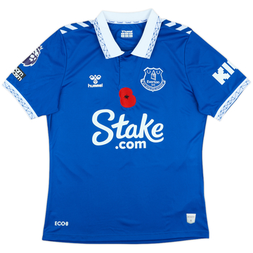 2023-24 Everton Match Issue Home Shirt Hunt #58
