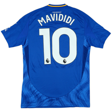 2024-25 Leicester Match Issue Home Shirt Mavididi #10