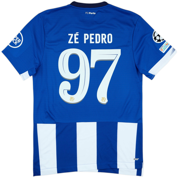 2023-24 Porto Match Issue Champions League Home Shirt Ze Pedro #97