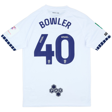 2024-25 Preston North End Match Issue Carabao Cup Home Shirt Bowler #40