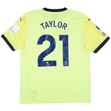 2024-25 Southampton Match Issue Away Shirt Taylor #21