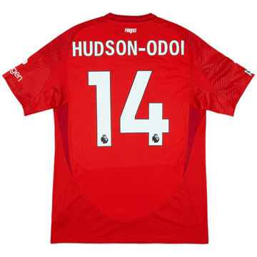 2024-25 Nottingham Forest Match Issue Home Shirt Hudson-Odoi #14