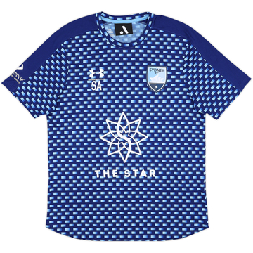 2019 Sydney FC Staff Issue Under Armour Training Shirt SA - 7/10 - (L)