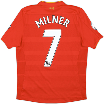 2016-17 Liverpool Home Shirt Milner #7 - 7/10 - (S)