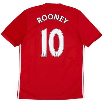2016-17 Manchester United Home Shirt Rooney #10 - 6/10 - (L)