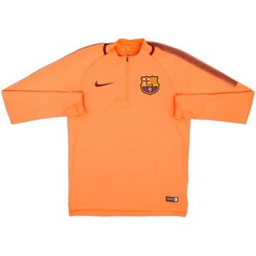 2017-18 Barcelona Nike 1/4 Zip Training Top - 8/10 - (S)