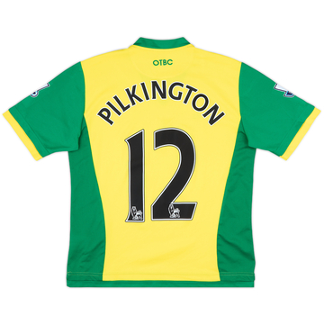 2013-14 Norwich Home Shirt Pilkington #12 - 9/10 - (S)