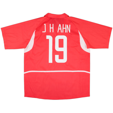 2002-03 South Korea Home Shirt J.H.Ahn #19 - 8/10 - (XL)