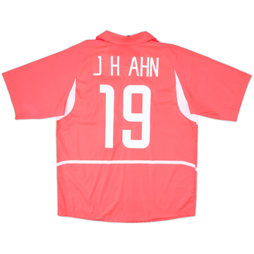 2002-03 South Korea Home Shirt J.H.Ahn #19 - 9/10 - (L)