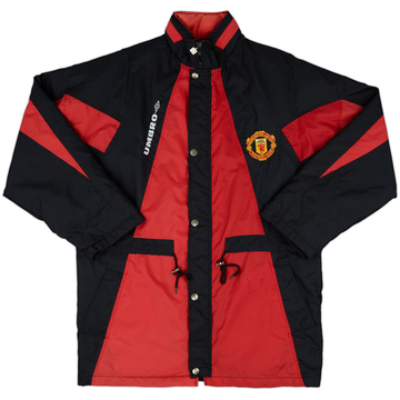 1992-93 Manchester United Umbro Padded Bench Coat - 7/10 - (L)