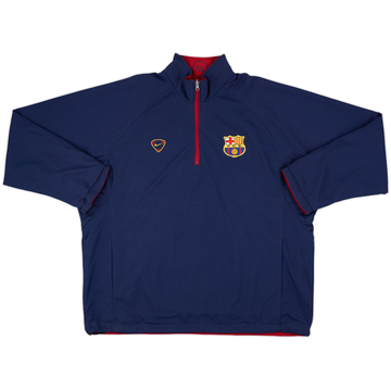 2000-01 Barcelona Nike Reversible 1/2 Zip Track Jacket - 8/10 - (XL)