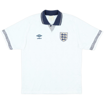 1990-92 England Home Shirt - 9/10 - (L)