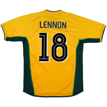 2002-03 Celtic Away Shirt Lennon #18 - 7/10 - (M)