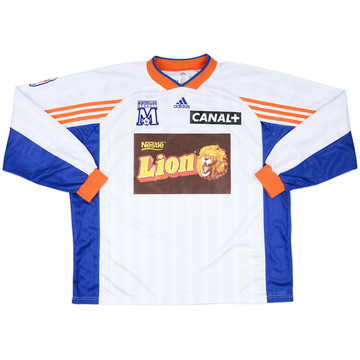 1999-00 Montpellier Match Issue Cup Away L/S Shirt Loko #11