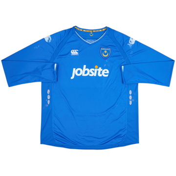 2009-10 Portsmouth Home L/S Shirt - 5/10 - (XXL)