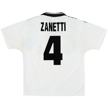 1995-96 Inter Milan Away Shirt Zanetti #4 - 6/10 - (M)
