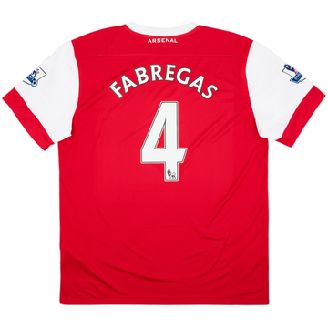 2010-11 Arsenal Home Shirt Fabregas #4 - 6/10 - (XL)