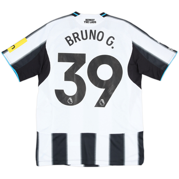 2025-26 Newcastle Match Issue Home Shirt Bruno G. #39