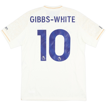 2025-26 Nottingham Forest Match Issue Away Shirt Gibbs-White #10
