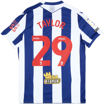 2025-26 West Brom Match Issue Home Shirt Taylor #29