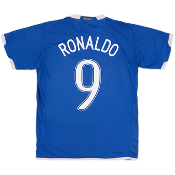 2006-07 Brazil Away Shirt Ronaldo #9 - 5/10 - (M)