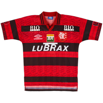 1996-97 Flamengo Home Shirt #7 - 8/10 - (L)