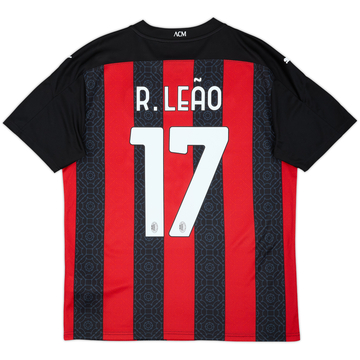 2020-21 AC Milan Home Shirt R.Leao #17 - 8/10 - (L)