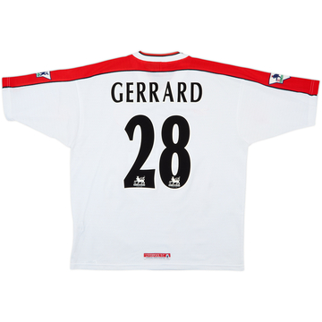 1998-99 Liverpool Away Shirt Gerrard #28 - 7/10 - (L)