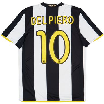 2008-09 Juventus Home Shirt Del Piero #10 - 7/10 - (S)