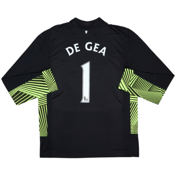 Camiseta de portero del Manchester United 2011-12 De Gea #1 - 8/10 - (L)