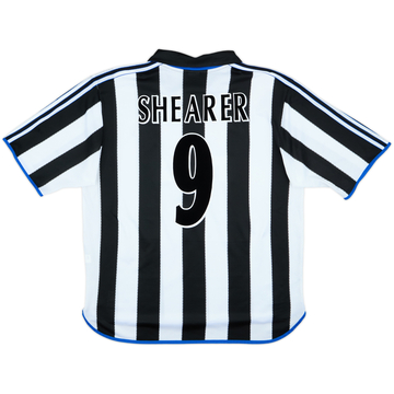 2000-01 Newcastle Home Shirt Shearer #9 - 9/10 - (XL)