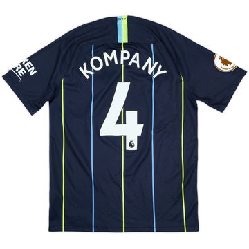 2018-19 Manchester City Away Shirt Kompany #4 - 5/10 - (M)