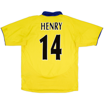 2003-05 Arsenal Away Shirt Henry #14 - 8/10 - (L)