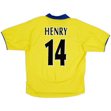 2003-05 Arsenal Away Shirt Henry #14 - 8/10 - (L)
