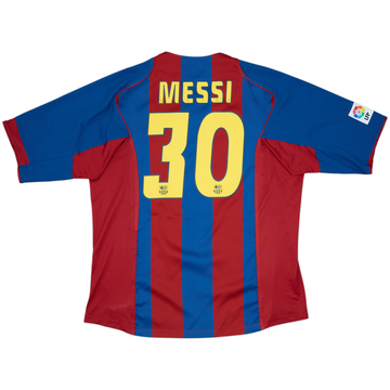 2004-05 Barcelona Home Shirt Messi #30 - 8/10 - (XXL)
