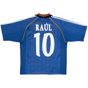 1999-00 Spain Away Shirt Raul #10 - 8/10 - (L)