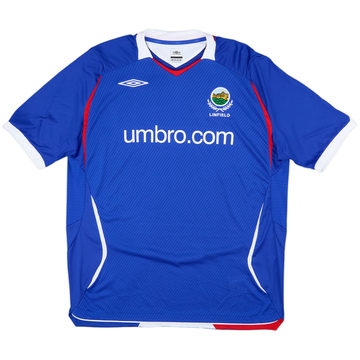 2008-09 Linfield Home Shirt - 8/10 - (XL)