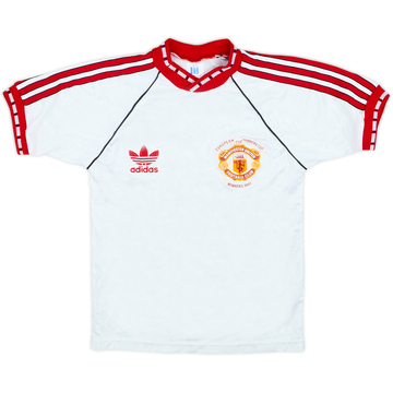 1990-91 Manchester United European Cup Winners Cup Shirt - 7/10 - (S.Boys)