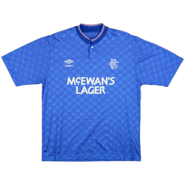 1987-90 Rangers Home Shirt - 7/10 - (L)