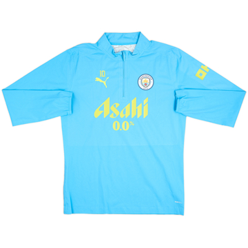 2024-25 Manchester City Player Issue Puma 1/4 Zip Drill Top #10 (Grealish) - 8/10 - (M)