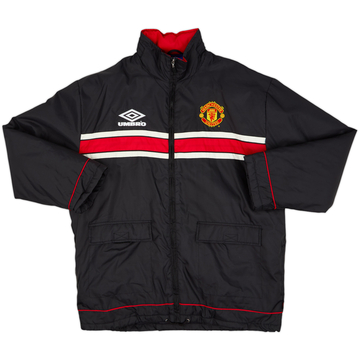 1998-99 Manchester United Umbro Padded Bench Coat - 8/10 - (XL)