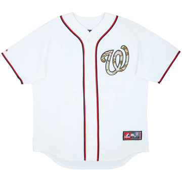 2014 Washington Nationals Harper #34 Majestic Memorial Day Jersey - 6/10 - (L)
