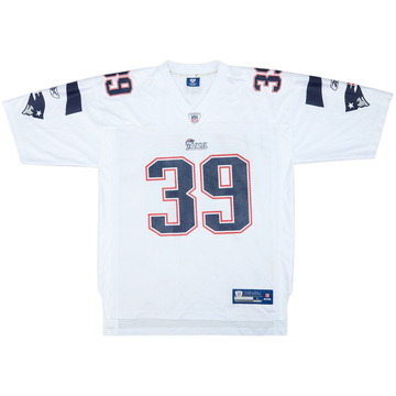 2010-11 New England Patriots Woodhead #39 Reebok On Field Away Jersey - 7/10 - (L)